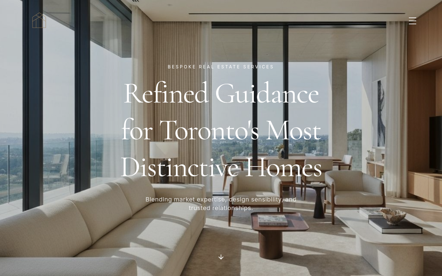 Screenshot of the Ingrid Furtado bespoke real estate website